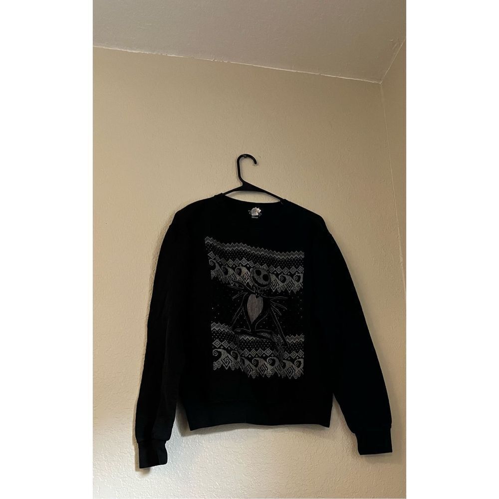 Disney The Nightmare Before Christmas Jack Christmas Pattern Sweatshirt S‎